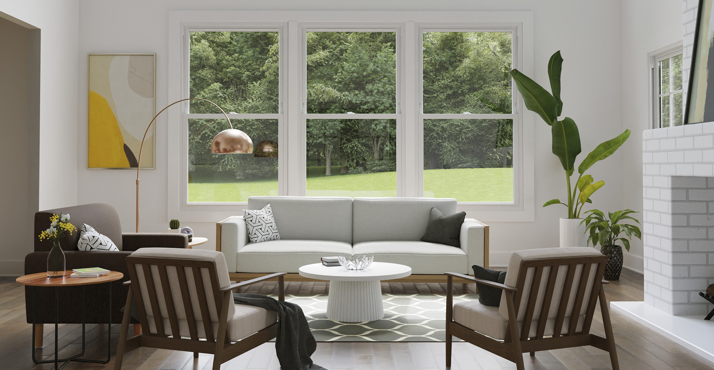 Open Up Large Living Spaces Simonton