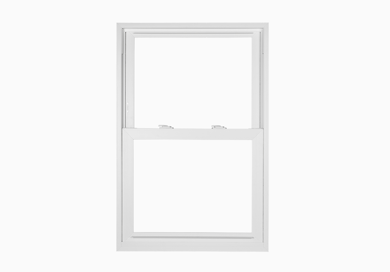 Residential USA House Black Aluminum Single Double Hung Window