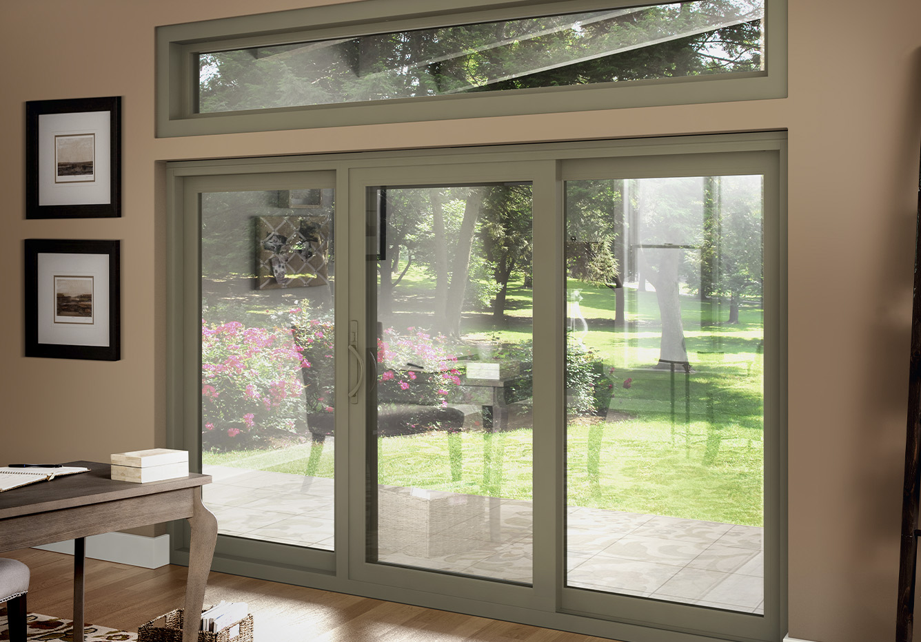 3 panel patio sales sliding door