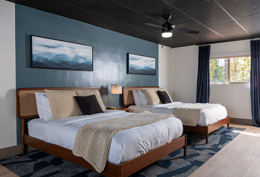 Arka Motel Room Interior with Simonton Sliding Window